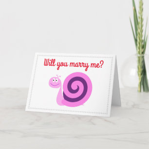 "Vill du gifta dig med mig?" + Lycklig Rosa och Li Kort