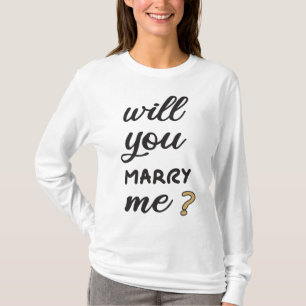 Vill du gifta dig med mig? t shirt