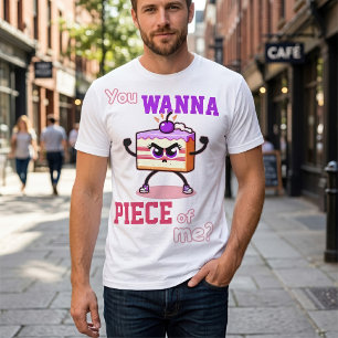 Vill Du Ha En Bit Av Mig Rolig Ilsken Tårta Teckna T Shirt
