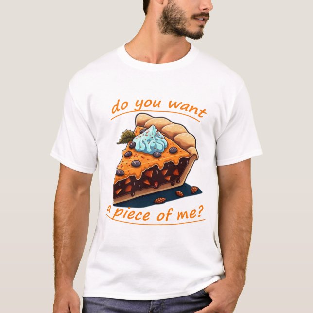 Vill du ha en bit av min tårdesign? t shirt (Framsida)