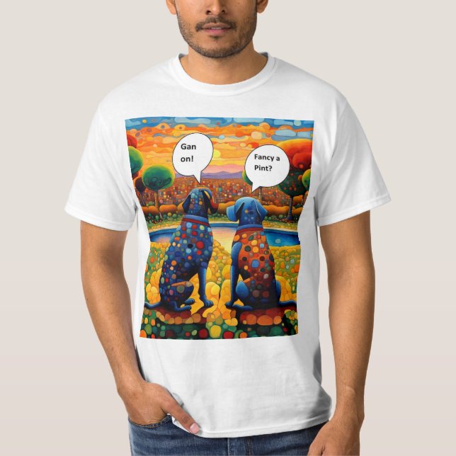 Vill du ha en pint t shirt (Framsida)