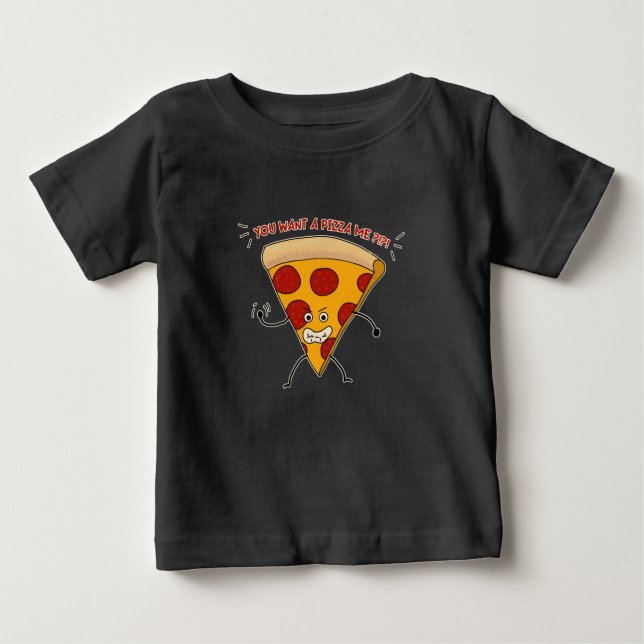 Vill du ha en Pizza Me?! T Shirt (Framsida)