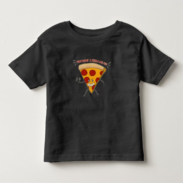 Vill du ha en Pizza Me?! T Shirt (Framsida)