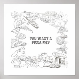 Vill du ha en Pizza Me? Väggkonst