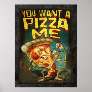 Vill du ha en Pizza? Poster