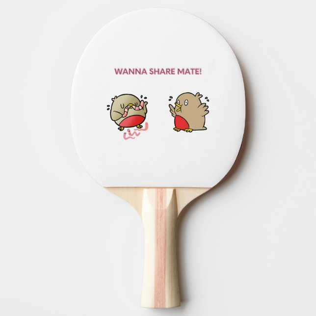Vill du ha  kompis? pingisracket (Framsidan)