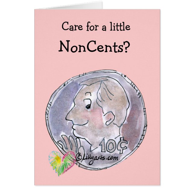 Vill du ha lite icke-Cents? Kort (Framsidan)