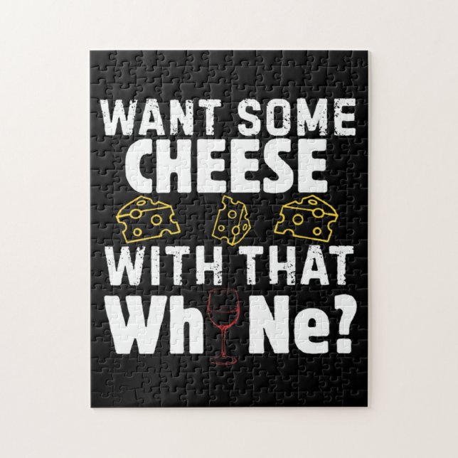 Vill du ha lite ost med det där klagandet? pussel (Vertikal)
