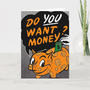 Vill du ha pengar? kort