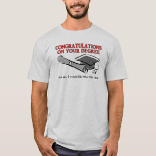 Vill du ha pommes frites med den roliga förolämpan t-shirt