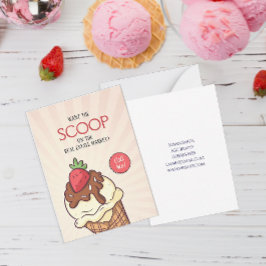 Vill du ha Scoop Ice Cream-programmet efter Anteckningskort