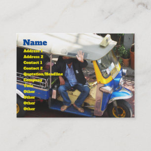 Vill du ha TAXI TUK-TUK? Visitkort