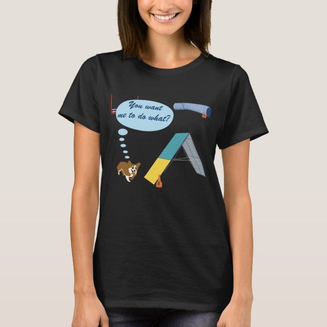 Vill du ha vad? t shirt (Framsida)