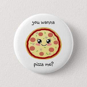Vill du pizza mig? knapp