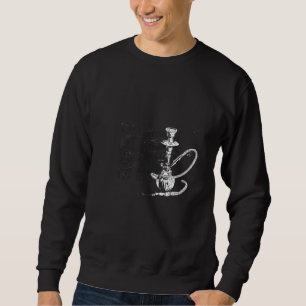 Vill du röka med mig Shisha Shisha Pub? Lång Ärmad Tröja