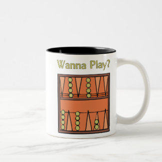 Vill du spela? Backgammon Mugg