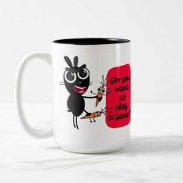 Vill du spela spel? Bunny Mugg