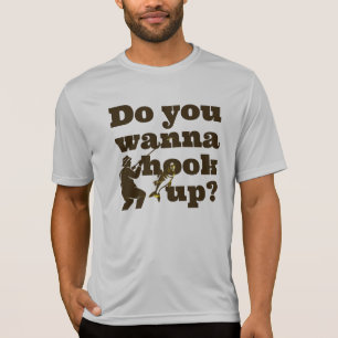 Vill du träffas? Rolig fisket-shirt T Shirt