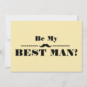 Vill du vara min best man-inbjudan inbjudningar