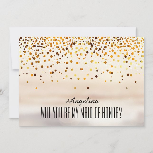 Vill du vara min BRUDSIDRIGA? Inbjudan (Framsida)