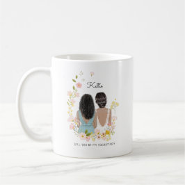 Vill du vara min brudtjänare/hedersjungfru-förfråg kaffemugg