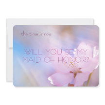 Vill du vara min brudtjänare körsbärsblom