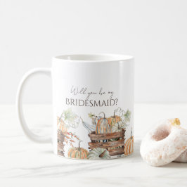 Vill du vara min brudtjänst höstdekor kaffemugg