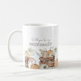 Vill du vara min brudtjänst höstdekor kaffemugg