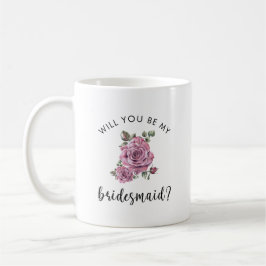 Vill du vara min brudtjänst med hela mitt hjärta kaffemugg