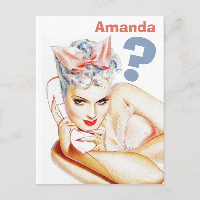 Vill du vara min brudtjänsteflicka? inbjudan vykort (Framsida)