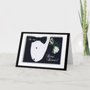 Vill du vara min ringbärare? inbjudan