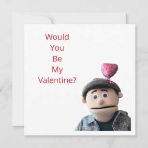 Vill du vara min Valentine? Julkort