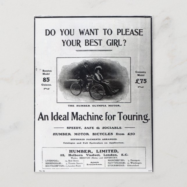 Vill du vara snäll mot din bästa flicka? vykort (Framsida)