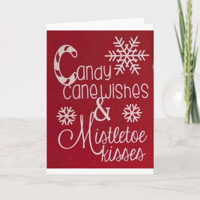 VILL GÅ PÅ "NAUGHTY LIST" MED "ME" HELGKORT (Framsida)
