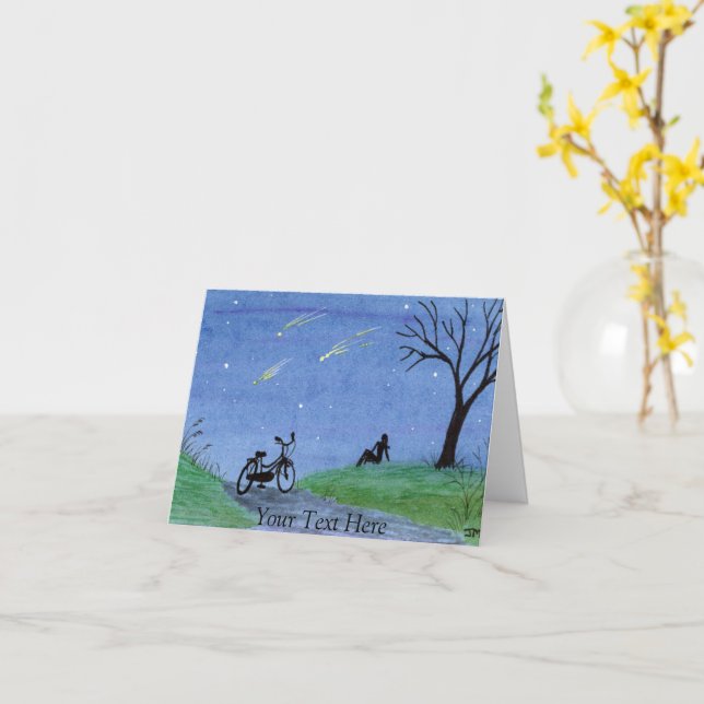 Vill ha en stjärna kort (Gul blomma)