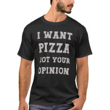 Vill ha pizza, inte din åsikt – rolig matkvot
