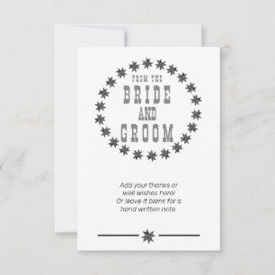 Vill ha serie, från Bride and Groom Tack Kort