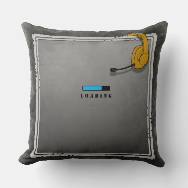 Vill ha, spelar in skärm med headset kudde (Framsida)