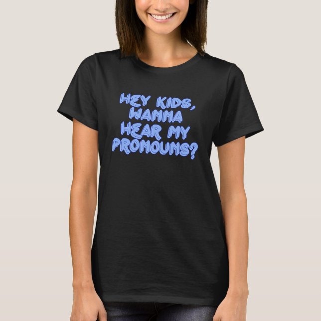 Vill höra mina uttalanden t shirt (Framsida)