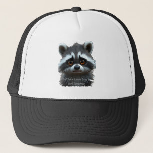 Vill inte jobba Raccoon Animal Keps