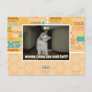 Vill kom se mah fort? vykort