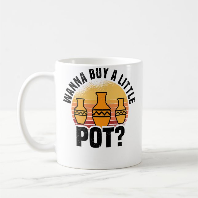 Vill köpa en liten kruka - Keramik Kaffemugg (Vänster)
