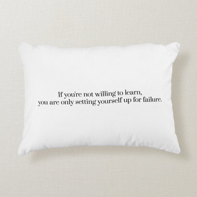 Vill lära sig dekorfärg prydnadskudde (Framsidan)