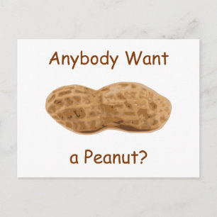 Vill någon ha en Peanut? Giant Peanut i Snäckan. Vykort
