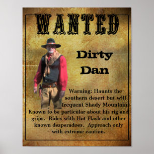 Vill Poster Dirty Dan