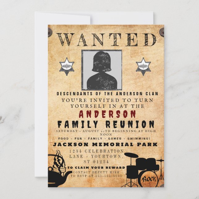 Vill Poster familjerådgivning Barbeque-inbjudan Inbjudningar (Framsida)