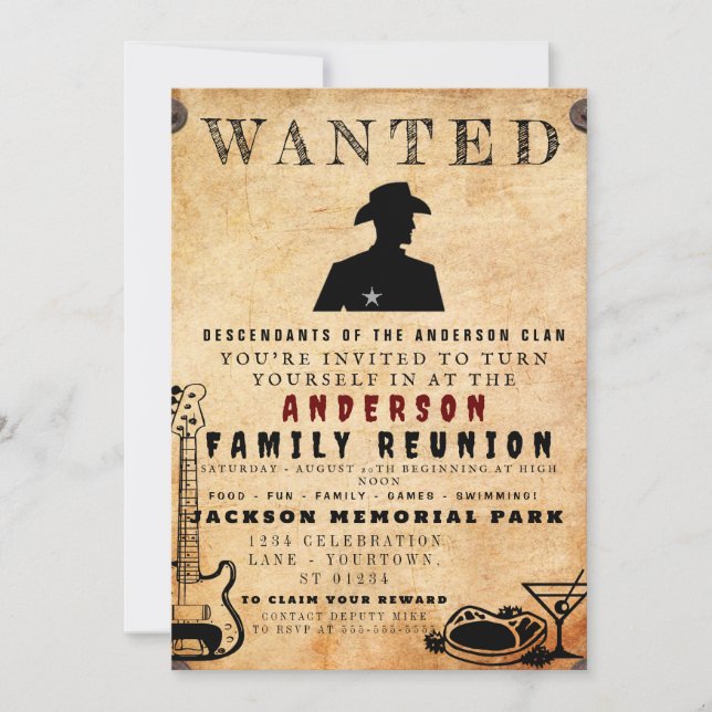 Vill Poster familjerådgivning Barbeque-inbjudan Inbjudningar (Framsida)