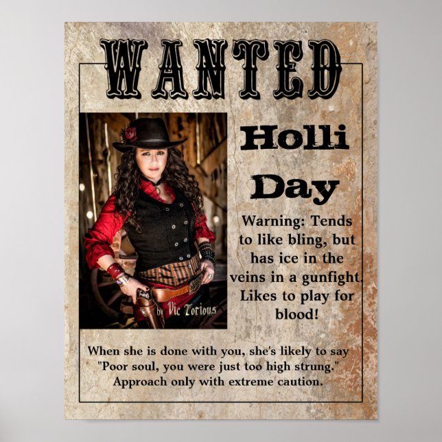 Vill Poster Holli Day (Framsidan)