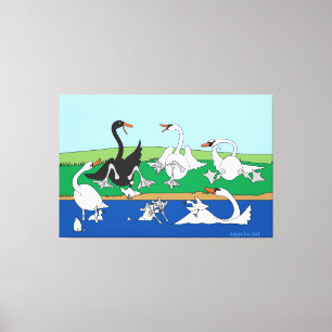 Vill prata 40 x 60 Kanvastryck