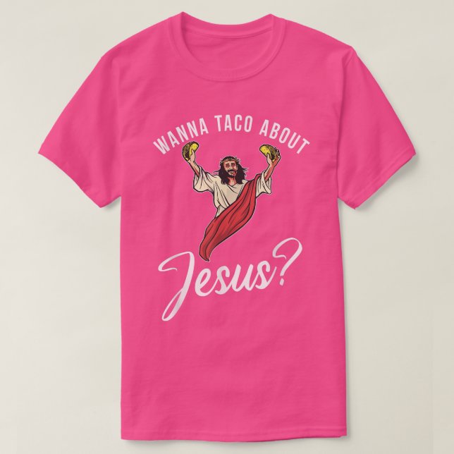 Vill prata om Jesus guds Religiösa T Shirt (Design framsida)